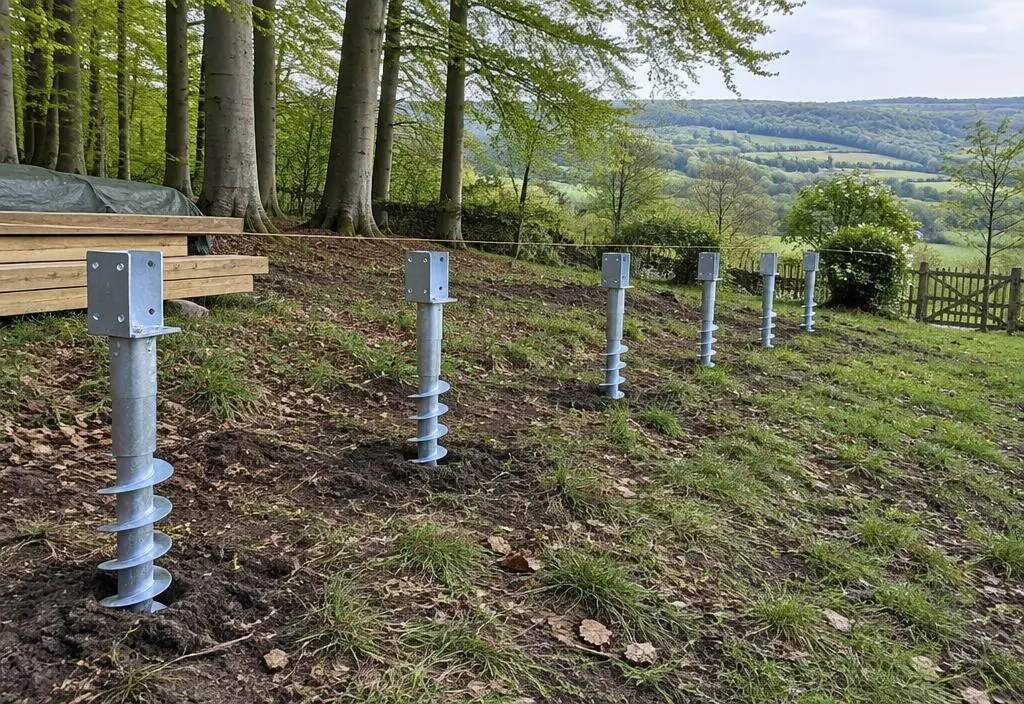 Ground screw project in Buckinghamshire
